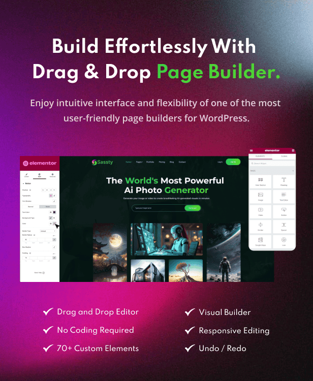 Sassty - SaaS, AI & Software Startup wordpress theme with RTL Ready docs