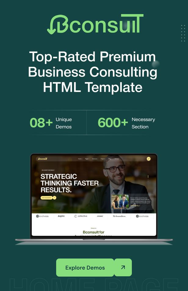 Bconsult – Business Consulting, Finance & Corporate HTML Template