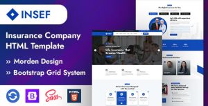 Build a responsive insurance website with I Insurance Agency Website Templates. Perfect for life insurance agencies, brokers, and agencies.