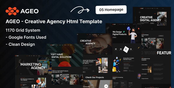 ageo - creative agency html template
