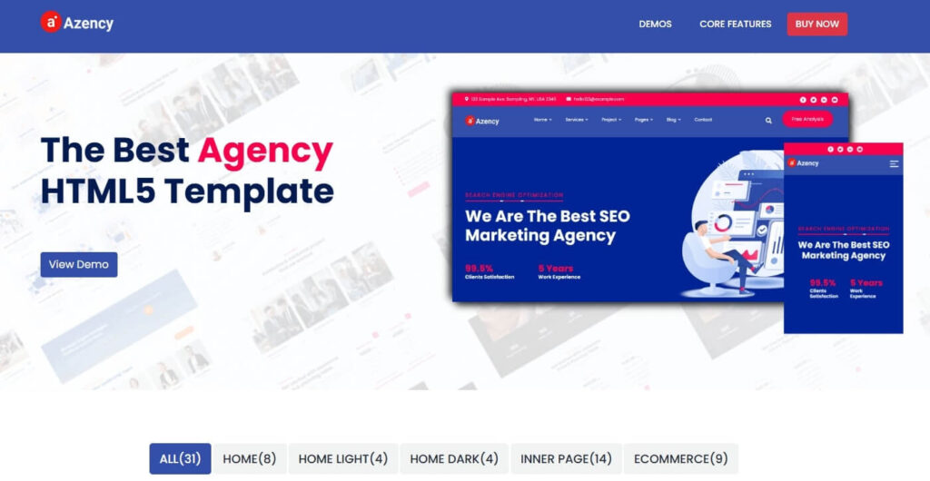 Azency best WordPress Theme