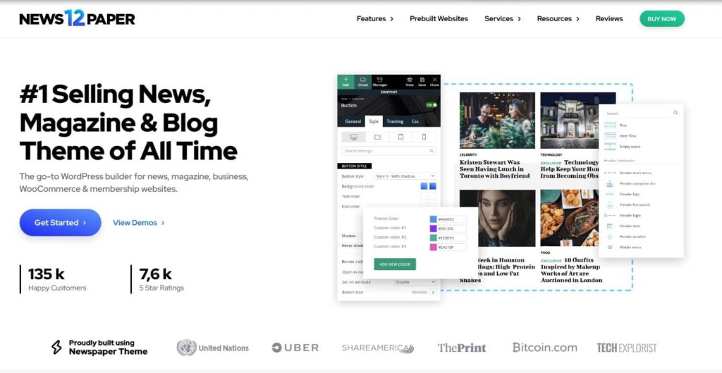 Newspaper WordPress Theme