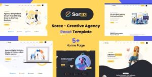 creative agency react portfolio template
