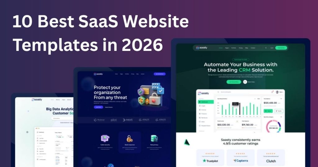 10 Best SaaS Website Templates in 2026 10 Best SaaS Website Templates in 2026 | Top Picks