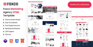 Foxco - Marketing Agency Html Template foxco-marketing-agency-html-template