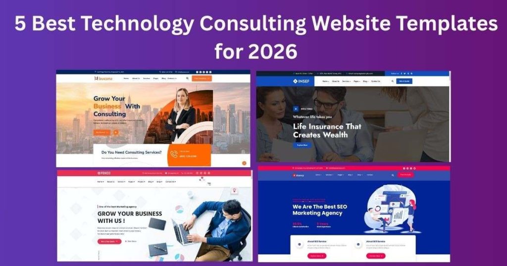 10 Best Technology Consulting Website Templates for 2026 5 Best Technology Consulting Website Templates for 2026