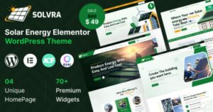 Solar Business WordPress Theme