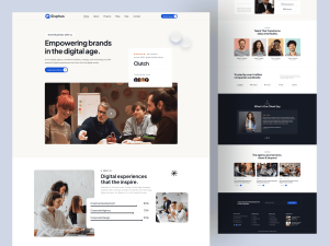 Sisphus - Digital Agency Landing Page