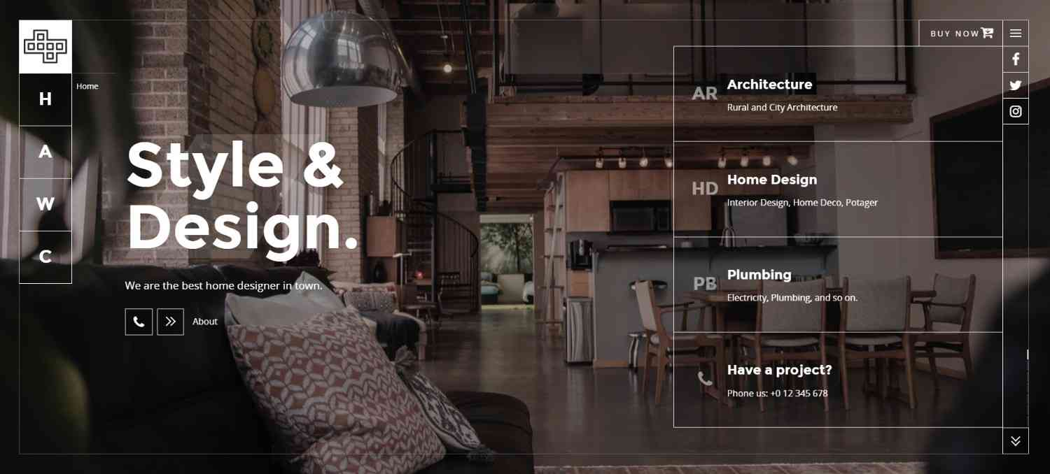 Brainux – professional free portfolio website templates with resume and project sections