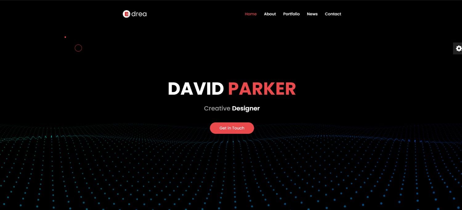 Top 11 React Portfolio Templates for Freelancer & Creatives Edrea React Portfolio Template with React personal portfolio template for developers and freelancers