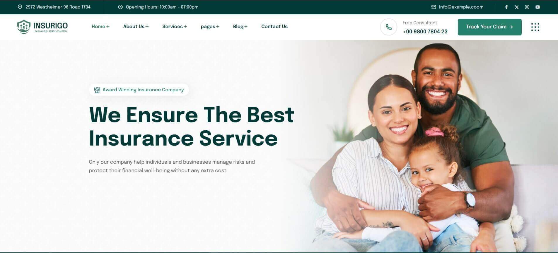 heck out 10+ best iinsurance broker website design for agencies, brokers, and insurance companies. These templates are clean, user-friendly, and mobile-ready. They include easy navigation, quote forms, trust signals, and fast performance to help you attract leads and grow your business online.