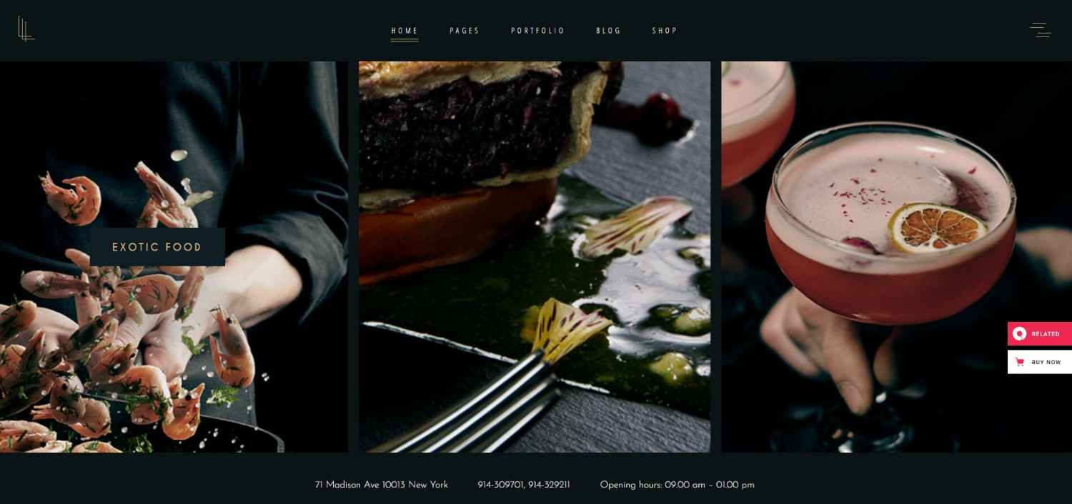 Best 11 Restaurant WordPress Themes Top Picks 2026 Laurent luxury restaurant WordPress theme with elegant layouts for fine dining websites.