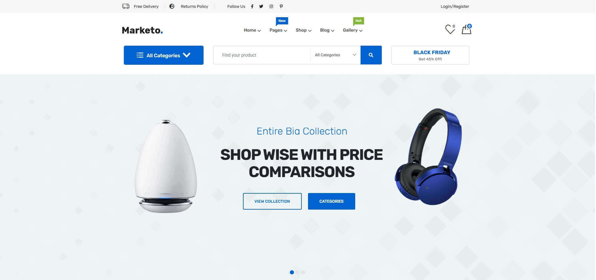 marketo multivendor wordpress ecommerce theme for online marketplace