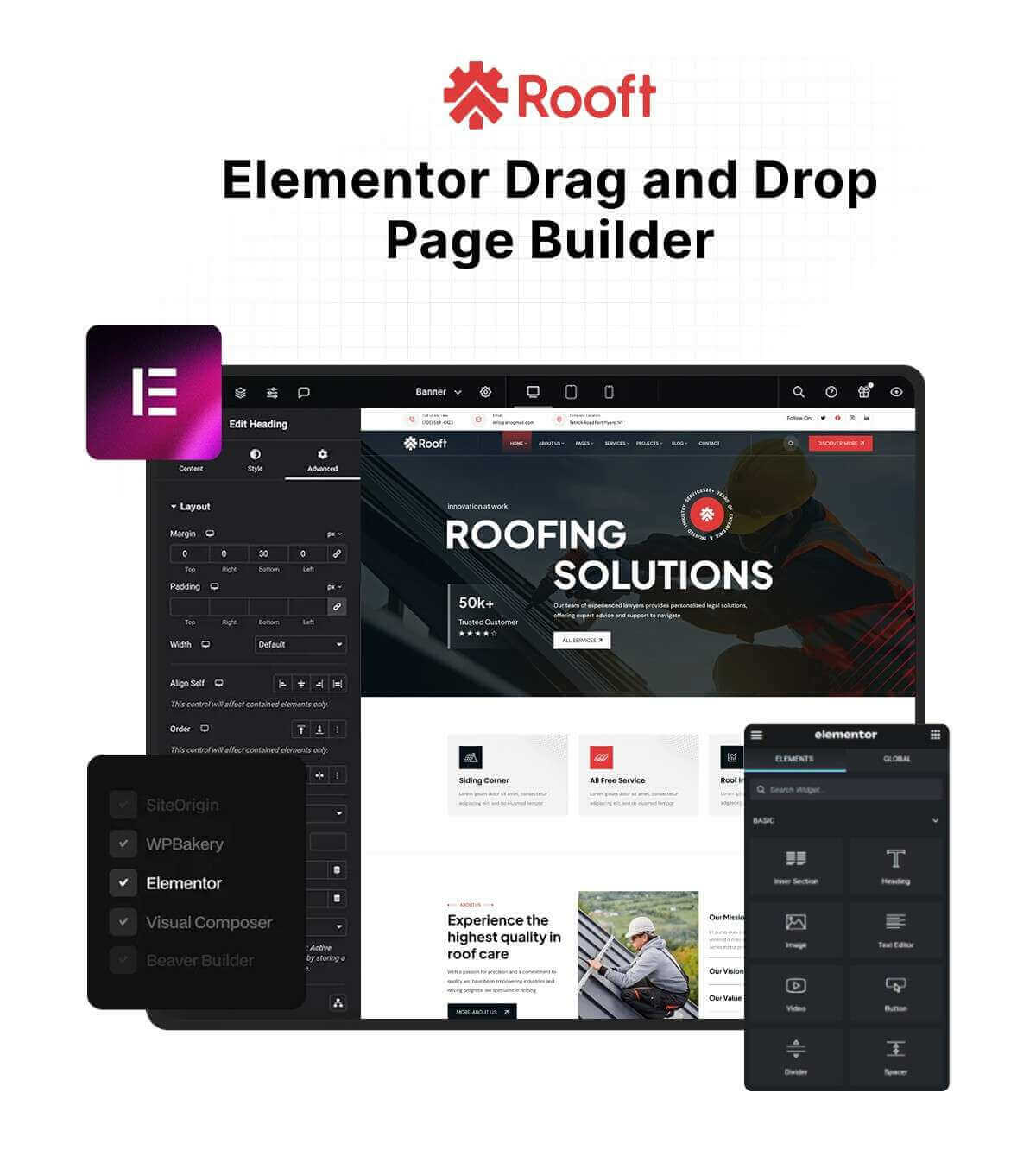 Rooft – Roofing WordPress Theme For Roof Repair & Services