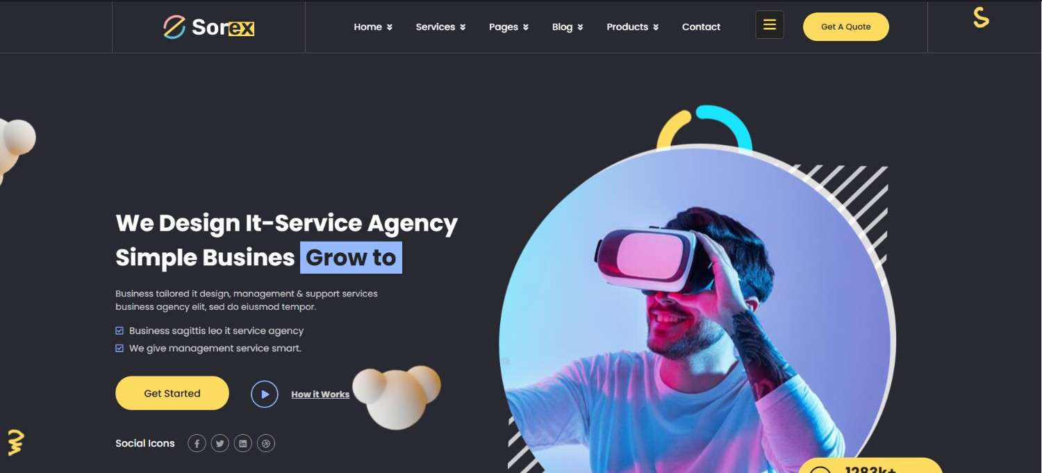 17+ Top Minimalist WordPress Themes for Professional Sites Sorex minimalist WordPress themes creative agency portfolio layout