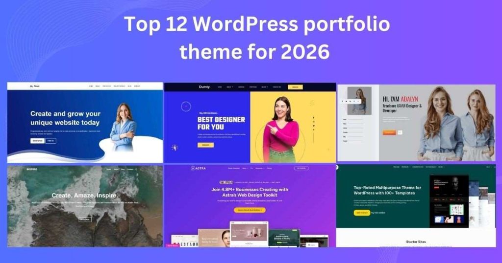 WordPress portfolio theme, expert-picked for 2026, free to download for personal and freelancer websites.