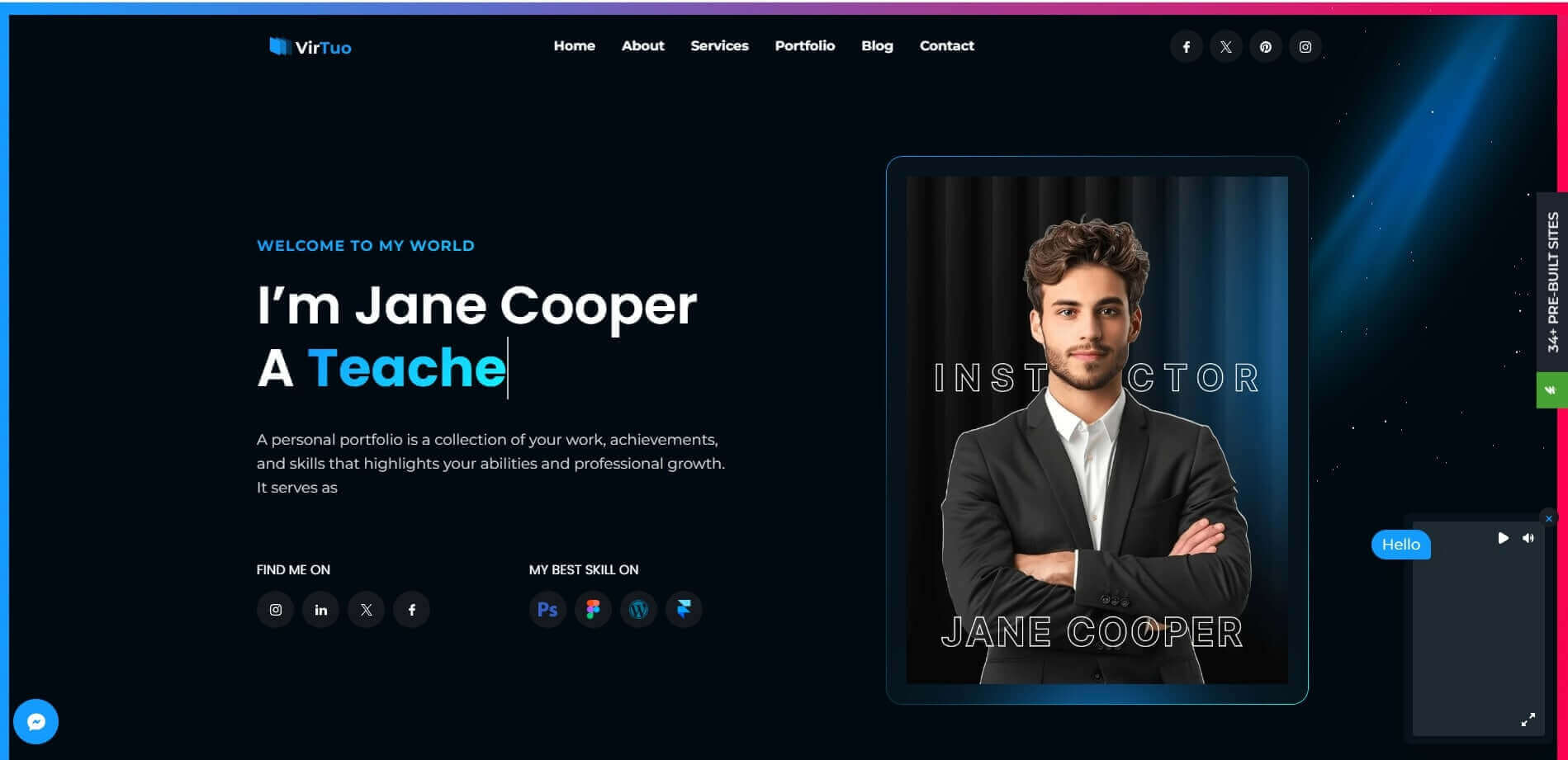 Best portfolio WordPress themes with modern layouts for creative professionals