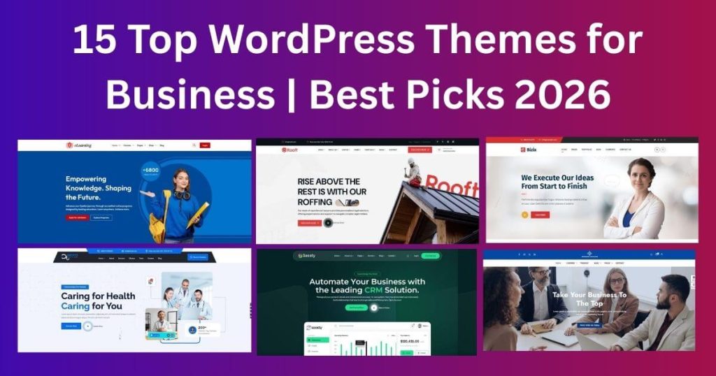 15 Top WordPress themes with responsive design for modern businesses