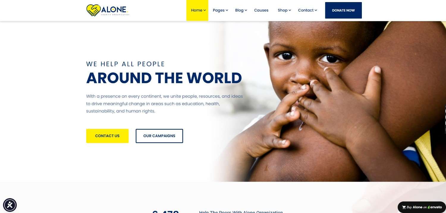 15 Top WordPress Themes for Business | Best Picks 2026 "Alone – Charity & Non-Profit WordPress Theme: A top WordPress theme for charities and NGOs, SEO-friendly with donation tools and campaign features."