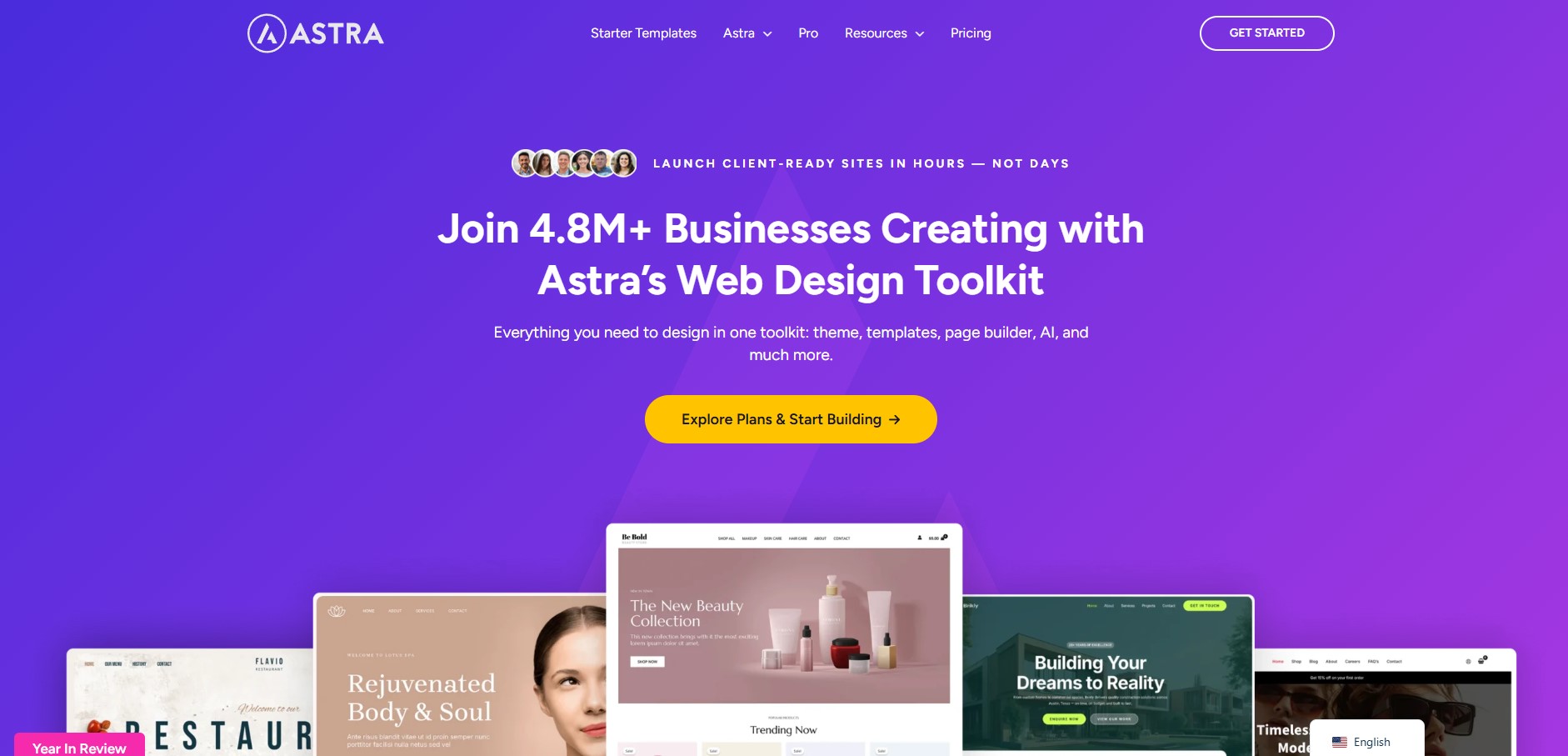 Astra – one of the Fastest Themes for WordPress with lightweight design