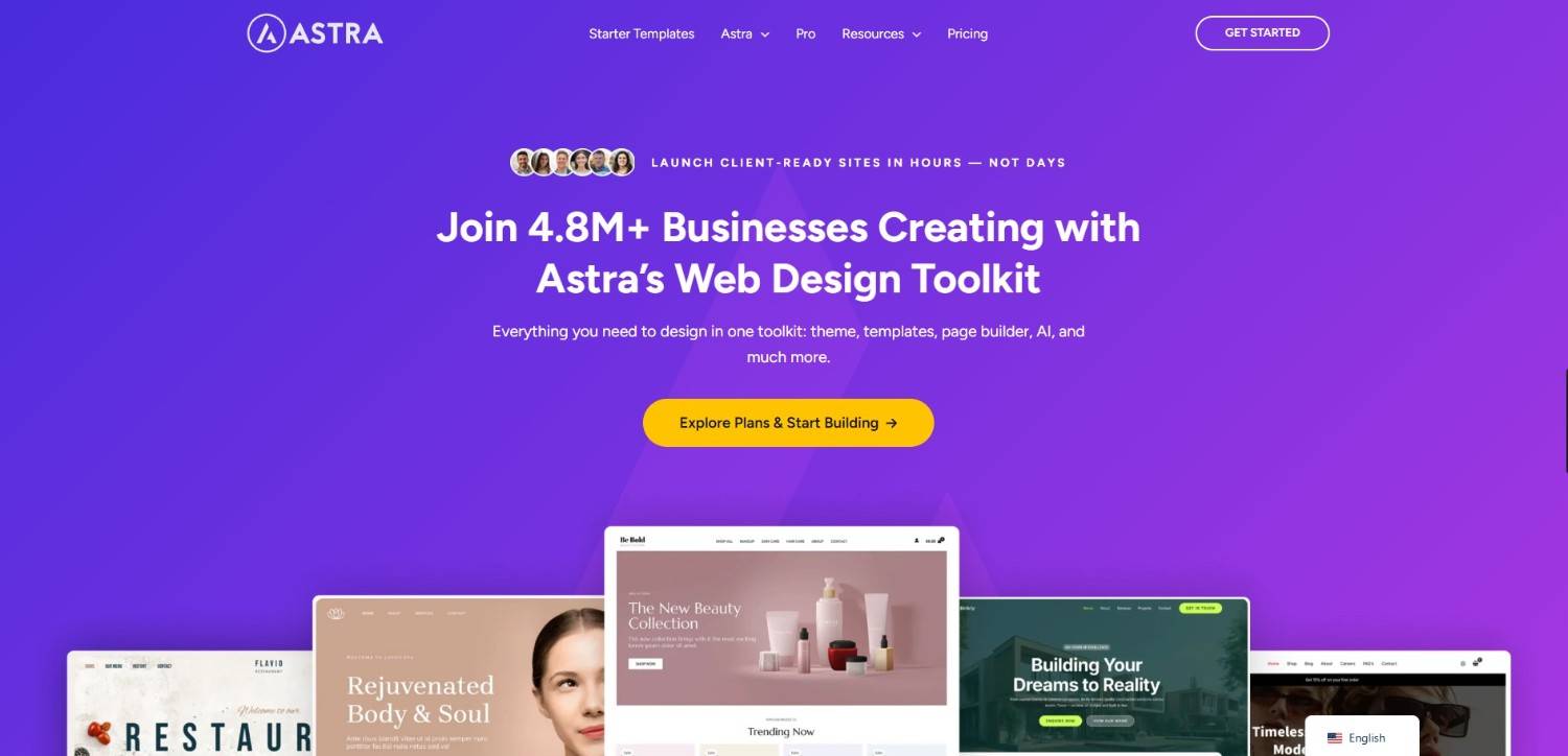 10 Best Corporate WordPress Themes for 2026 – Top Picks Astra – one of the best corporate WordPress themes for business websites