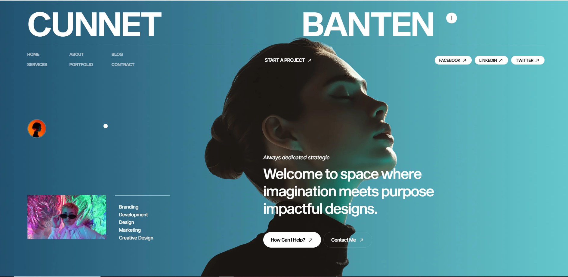 "Cunnet creative agency and portfolio HTML template – fully responsive"