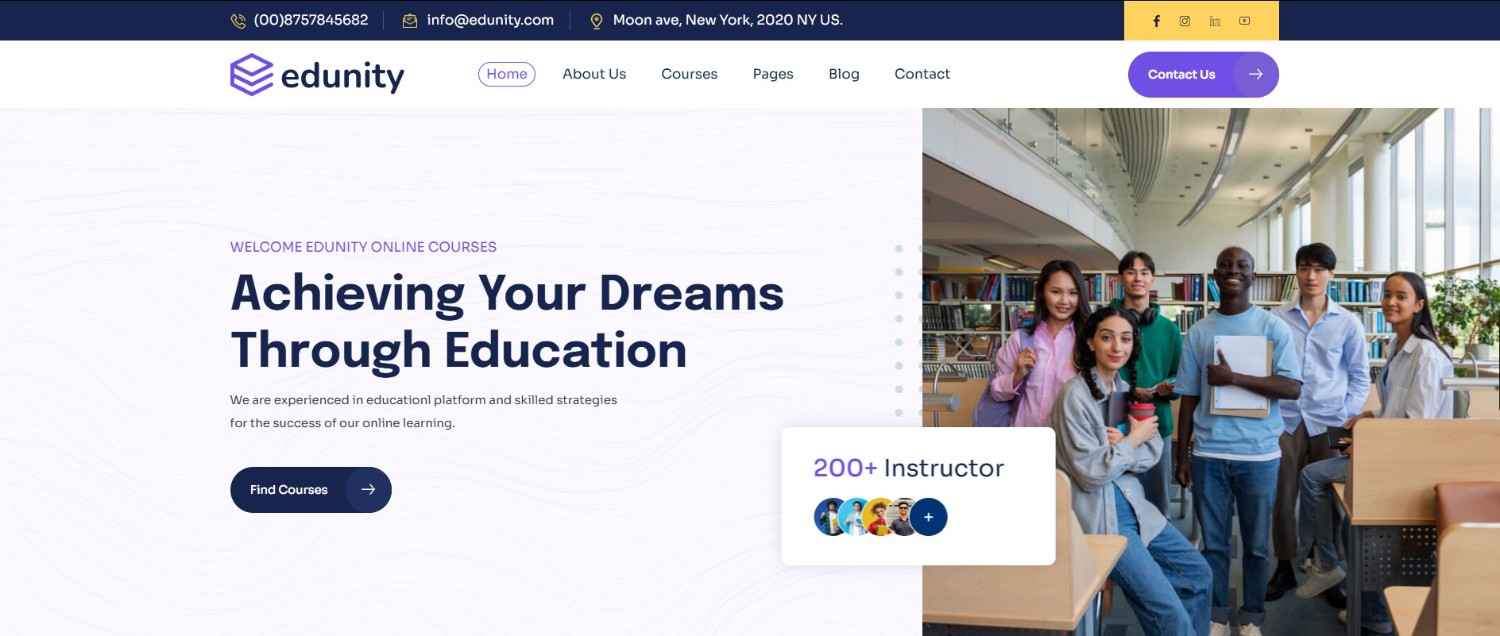 15 Top WordPress Themes for Business | Best Picks 2026 "Edunity – Education WordPress Theme: A top WordPress theme for schools and universities, offering easy course management and SEO optimization."