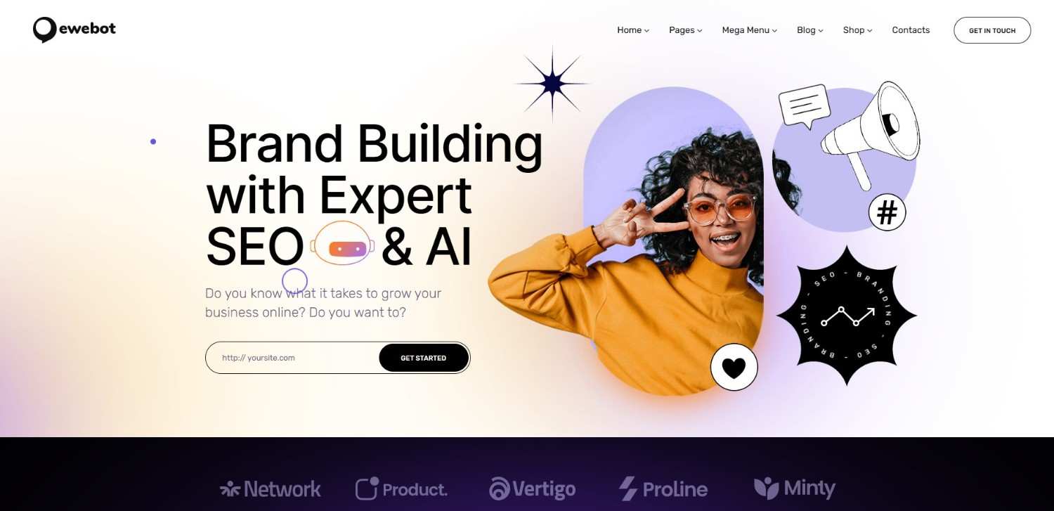 15 Top WordPress Themes for Business | Best Picks 2026 "Ewebot – Digital Marketing & SEO WordPress Theme: A top WordPress theme for digital marketers, optimized for SEO to boost client acquisition and growth."
