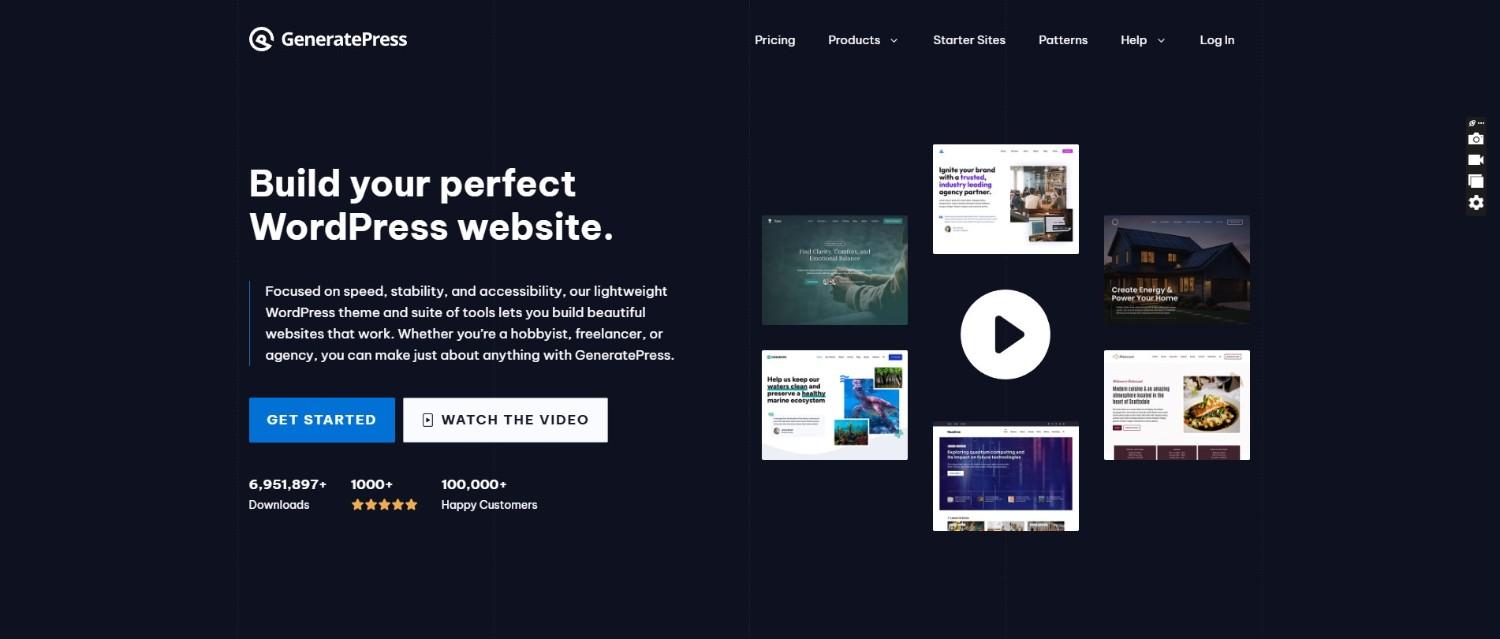 GeneratePress free WordPress theme demo – professional and fast-loading, one of the best WordPress themes free for agencies and freelancers.