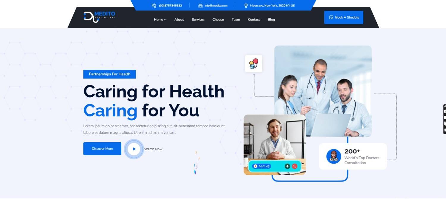 15 Top WordPress Themes for Business | Best Picks 2026 "Medito – Health & Medical WordPress Theme: A top WordPress theme for healthcare providers with appointment booking and SEO features for higher rankings."