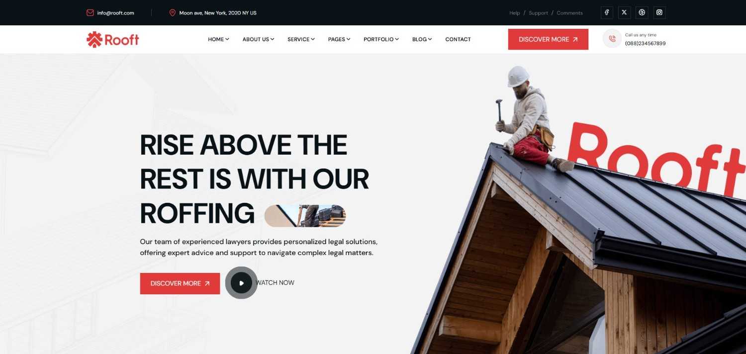 15 Top WordPress Themes for Business | Best Picks 2026 "Rooft – Roofing Company WordPress Theme: A top WordPress theme for roofing businesses, designed to generate leads and improve local SEO."