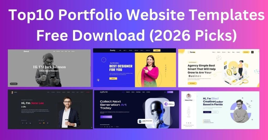portfolio website templates free download – responsive, modern designs to showcase your work and create a professional online portfolio.