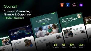 Bconsult Business Consulting Website Templates for Consulting Firms and Corporate Businesses