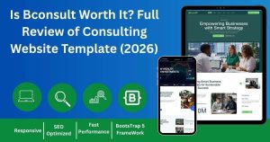 Bconsult Review Is This the Best Consulting Business Website Template for Agencies in 2026