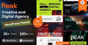 Reak – Creative Agency WordPress Themes