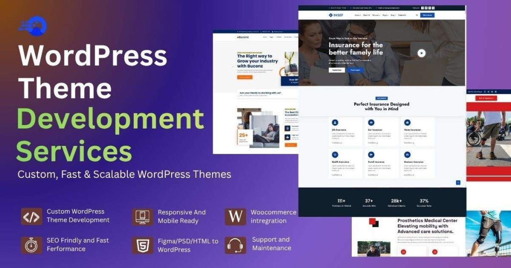 Professional WordPress Theme Development Services for Modern Businesses
