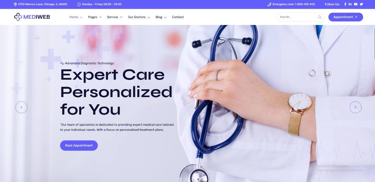 Top 10 Healthcare Website Template for Modern Medical Websites (2026) Top 10 Healthcare Website Template Options for Modern Medical Websites (2026)