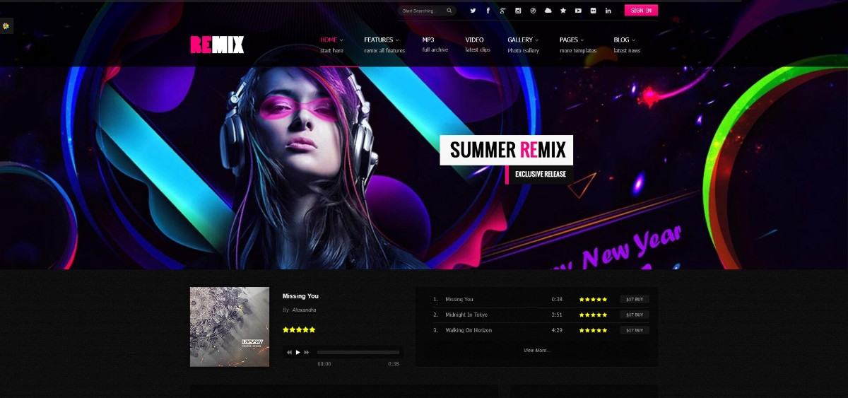 7 Best Music Website Templates for Artists and Producers 10 Best Music Website Templates for Artists and Producers